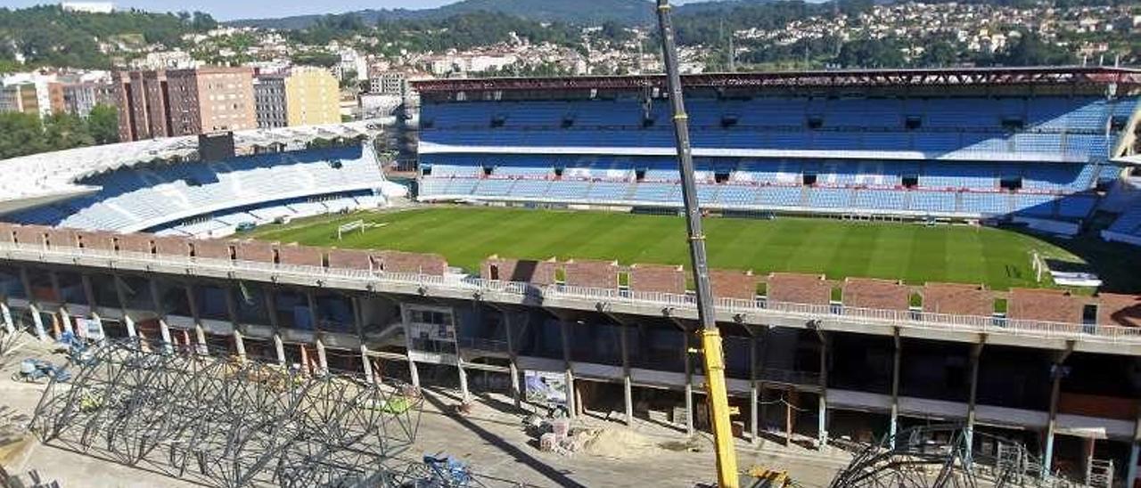 Aspecto actual del estadio de Balaídos. // Marcos Canosa