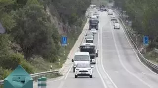 Retencions quilomètriques a la C-55 per un vehicle avariat a Castellbell i el Vilar