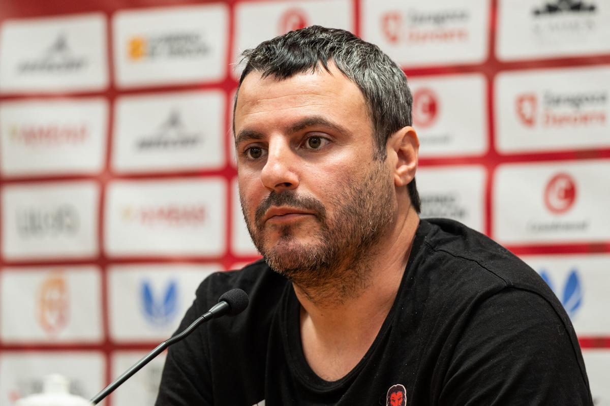 Carlos Cantero, durante una rueda de prensa.