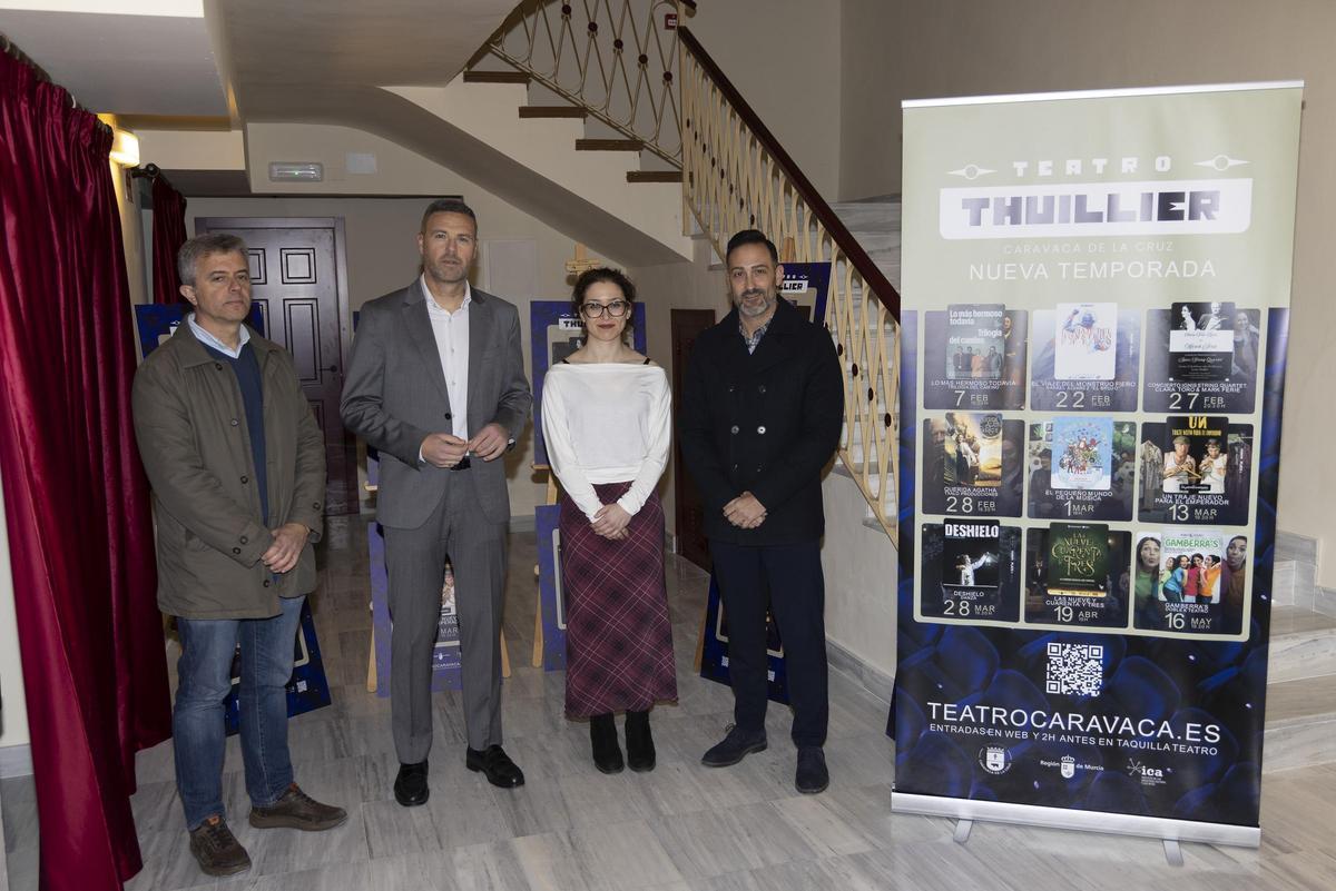 Presentación de la programación para los próximos meses en el teatro Thuillier de Caravaca