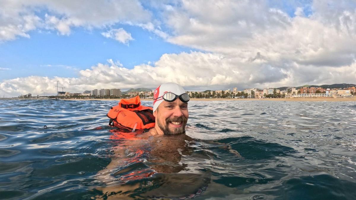 Jere Mateo en el mar