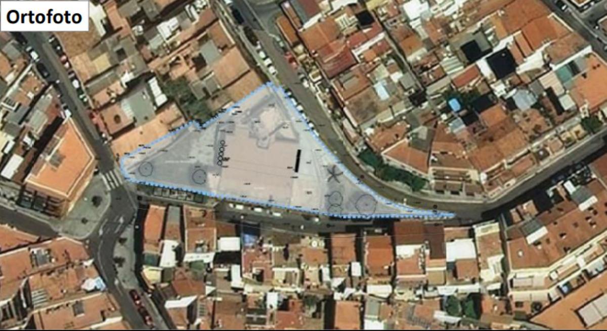 Detalle de la zona del barrio de Cirera de Mataró en que se levantarán los 14 alojamientos dotacionales