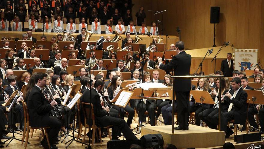 El Ateneo Musical es responsable, entre otros, de la Banda de Música de Ejea. | SERVICIO ESPECIAL