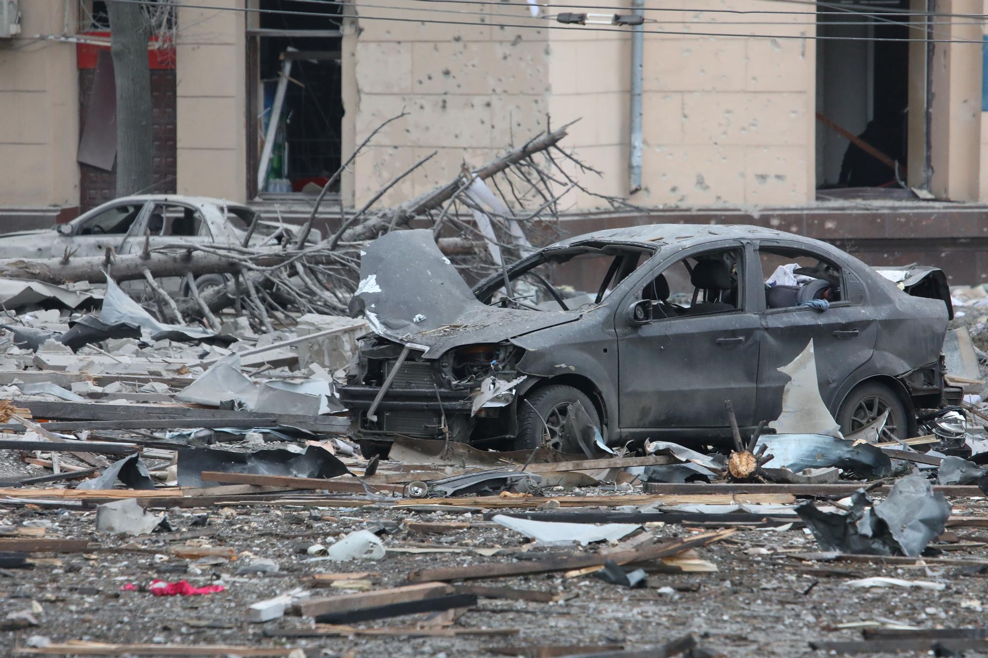 Diversos míssils cauen sobre la ciutat ucraïnesa de Khàrkiv