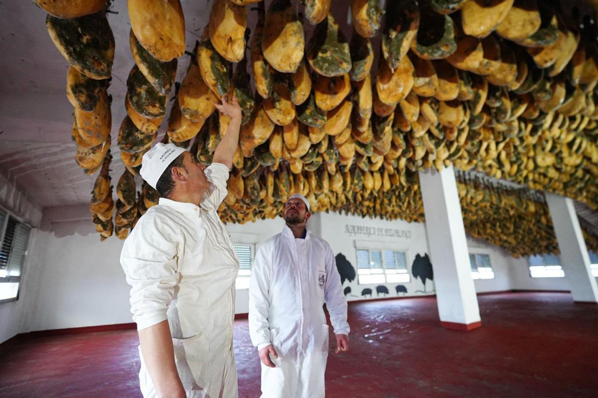 Pozoblanco. Lavado del jamón