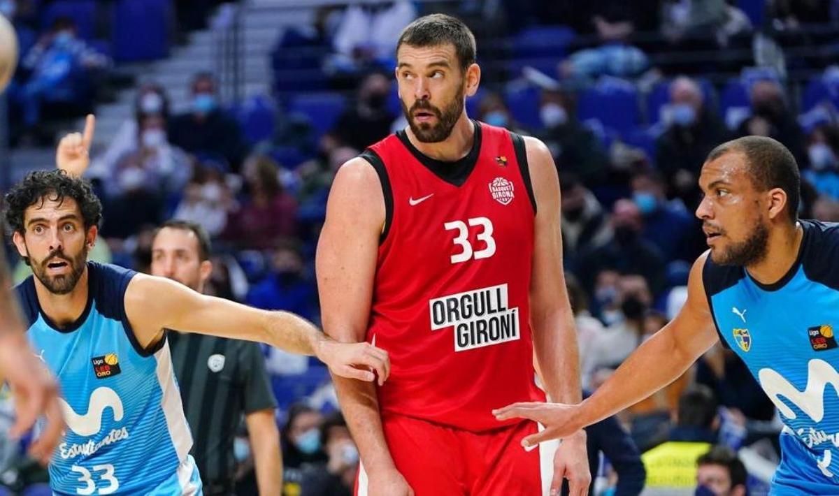 Marc brilló pero no fue suficiente para que el Bàsquet Girona se impusiera al Movistar Estudiantes