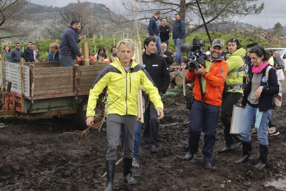 El popular presentador estuvo ayer en Chandebrito // Alba Villar