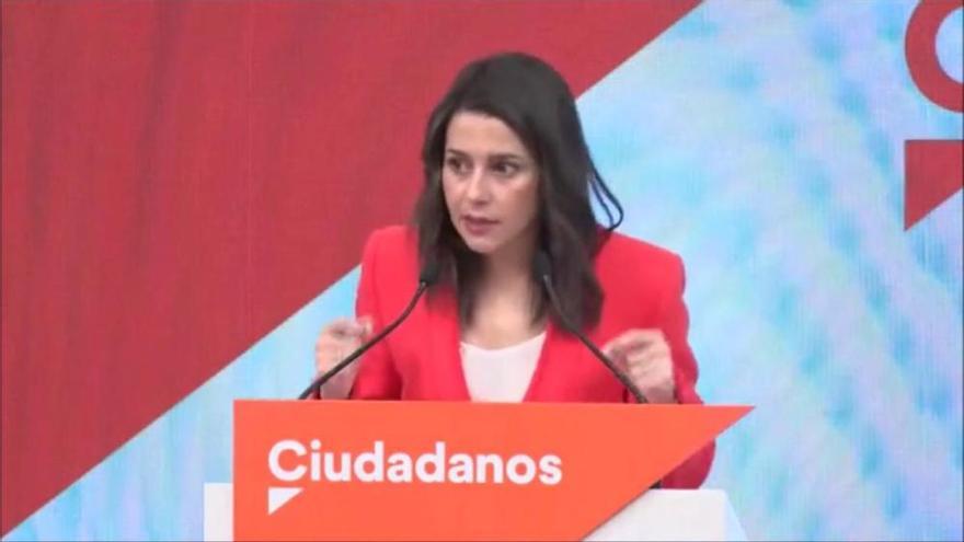 Arrimadas assegura que Cs no farà «cap tipus de negociació» amb el PSOE