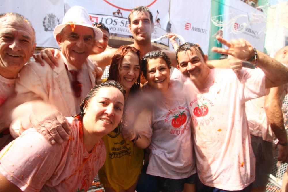 Instantes de la Tomatina 2016.