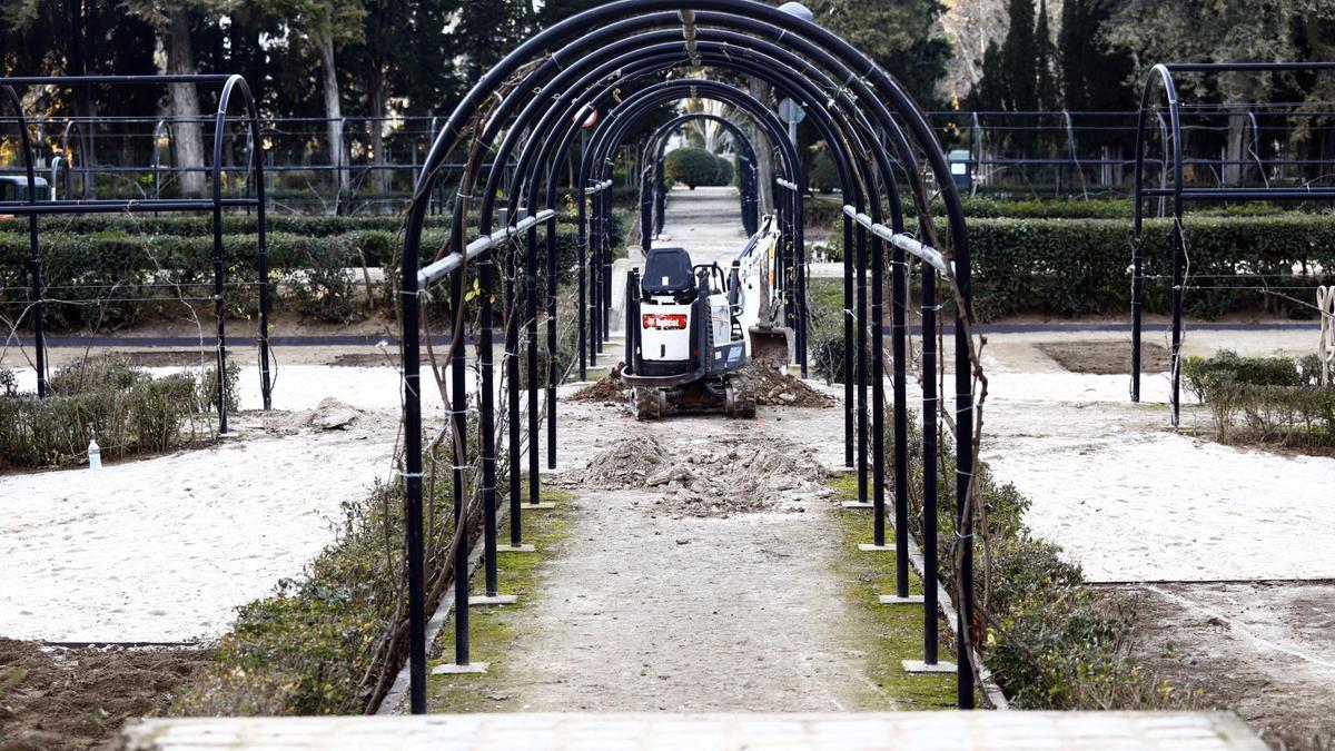 La Rosaleda del Parque Grande de Zaragoza.