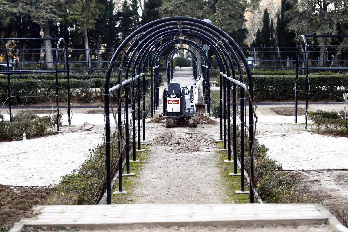 La Rosaleda del Parque Grande de Zaragoza.
