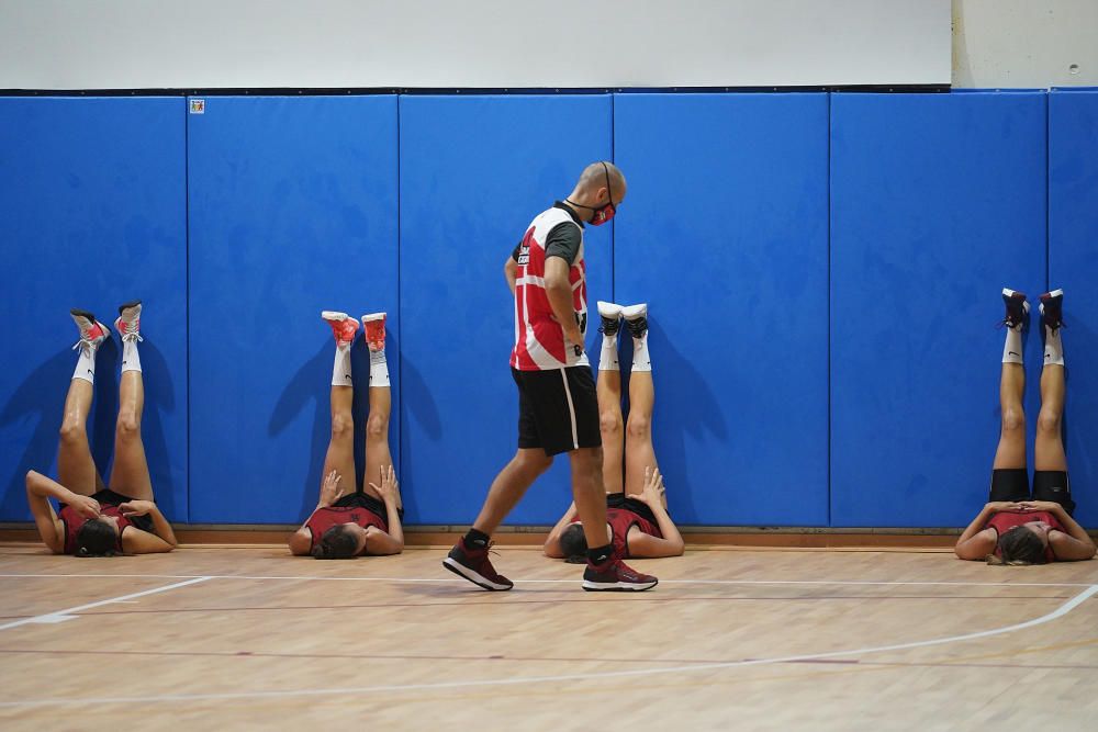 Primer entrenament grupal de l'Spar Girona