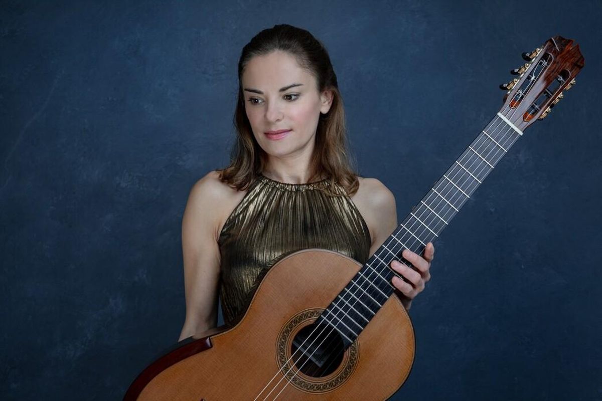 La guitarrista Ana Vidovic.