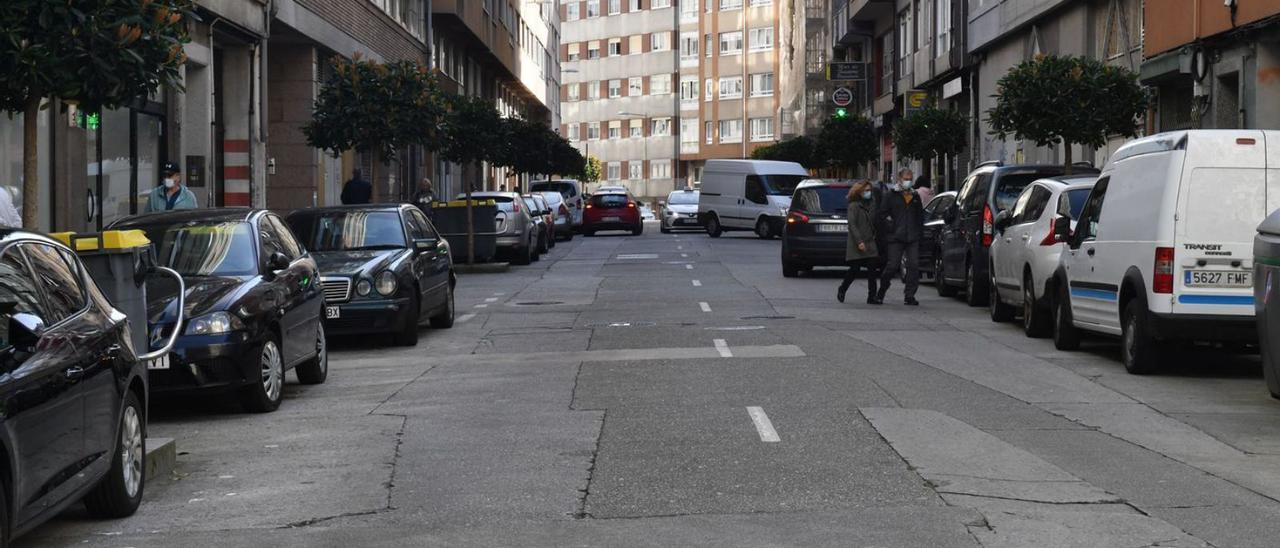 Calle de la Merced, para la que una reclamación vecinal pedía mejorar la accesibilidad. |   // VÍCTOR ECHAVE