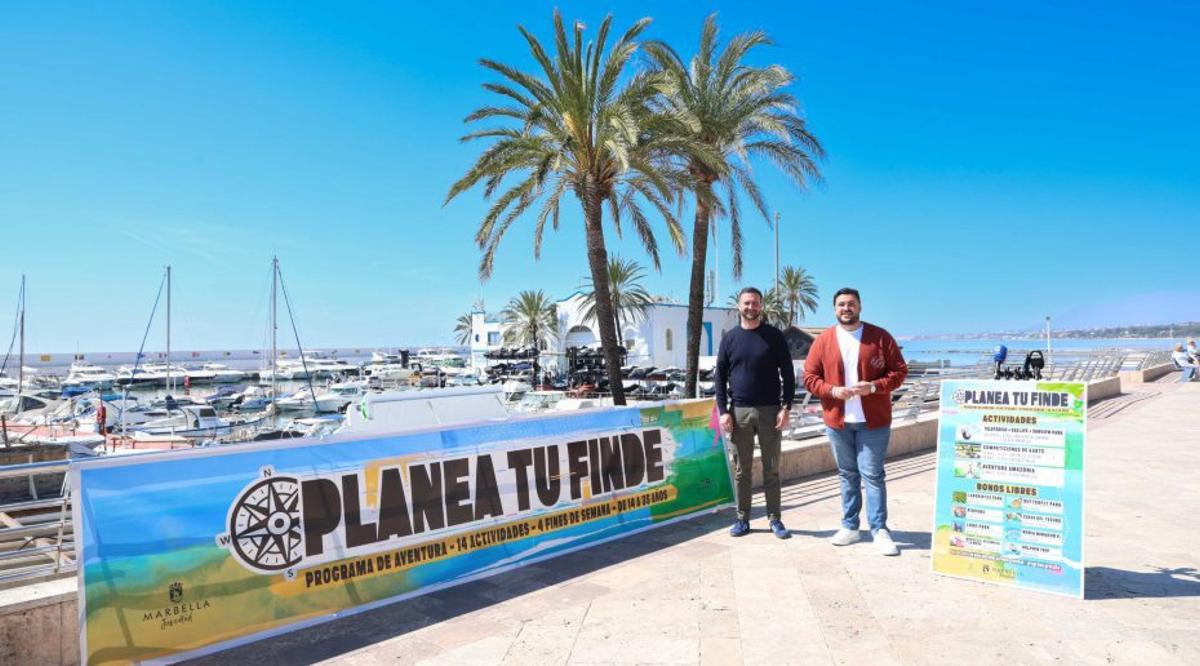 Presentación del programa de ocio para los jóvenes de Marbella