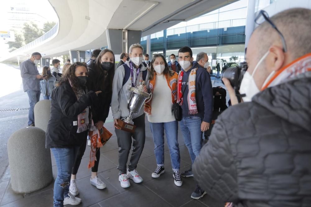 Así fue la llegada del Valencia Basket a Manises