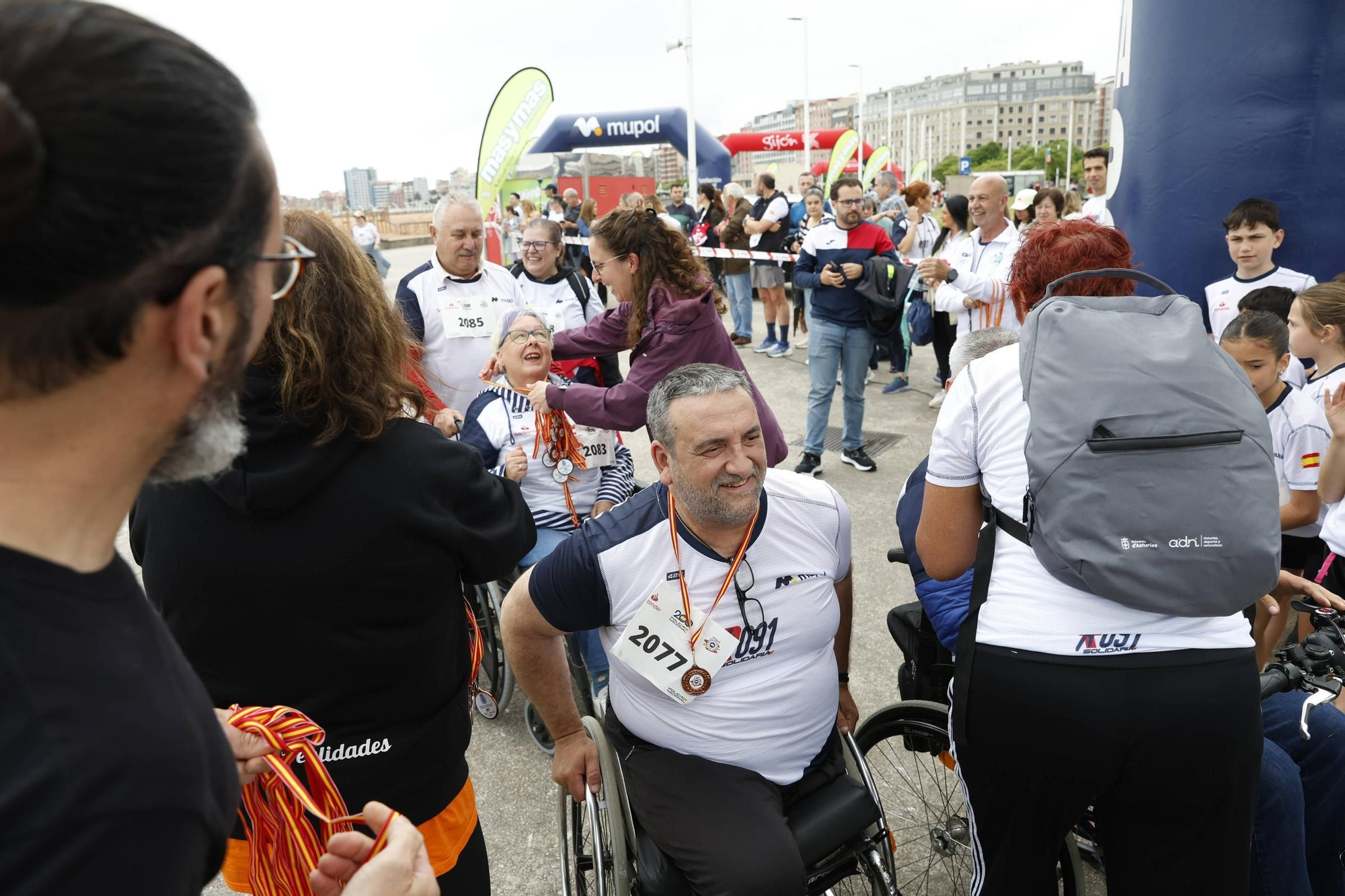 En imágenes: Gijón se vuelca con la "Ruta 091" de la Policía Nacional