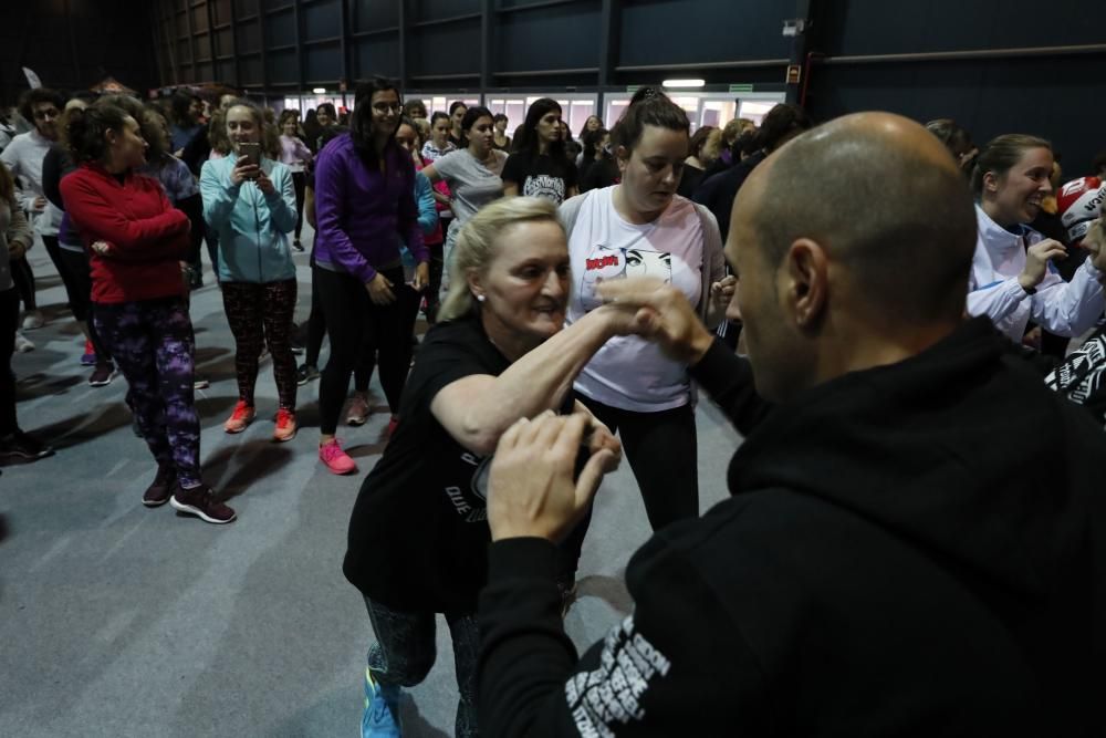 Exhibición en Gijón de krav maga