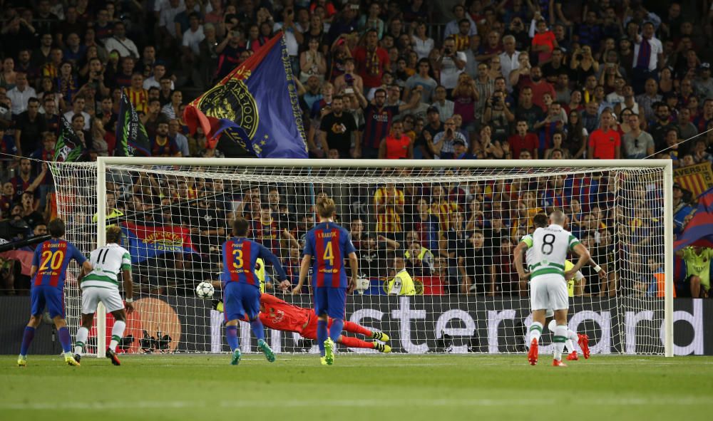 El Barça goleja el Celtic al Camp Nou