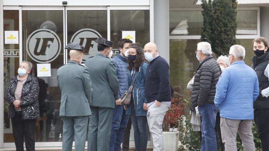 Los altos mandos de la Guardia Civil, de duelo en Mieres