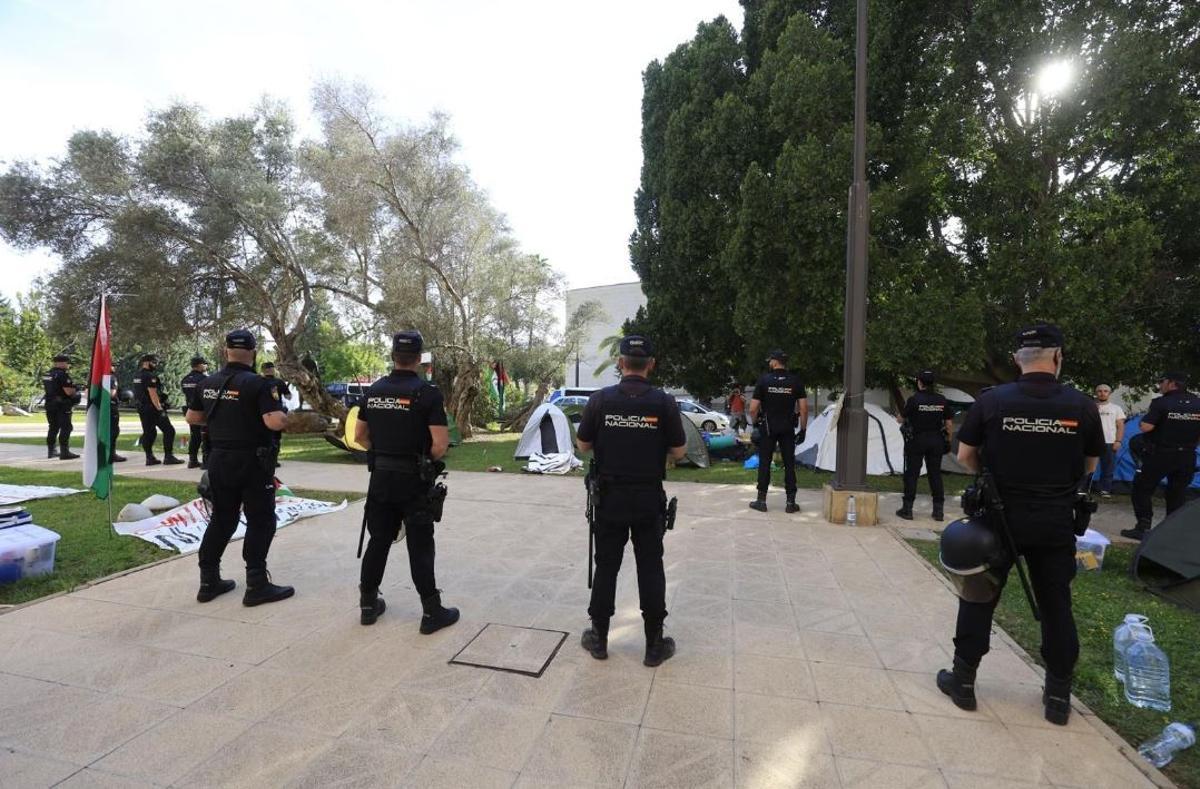 Dispositivo policial.