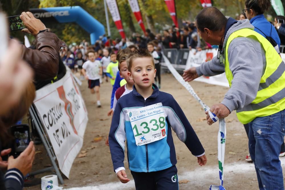 Más de 1.100 jóvenes atletas desafían a las bajas temperaturas para participar en la tradicional carrera de cross escolar.