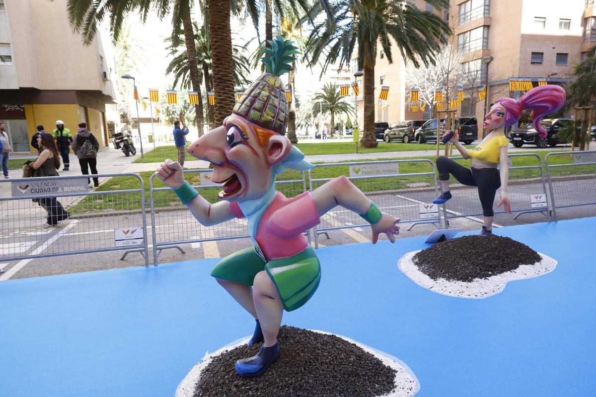 Falla World Record dedicada al Maratón Valencia Trinidad Alfonso Zurich