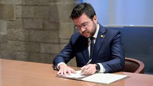 Aragonès coincidirà amb el Rei i Sánchez en la inauguració del Mobile