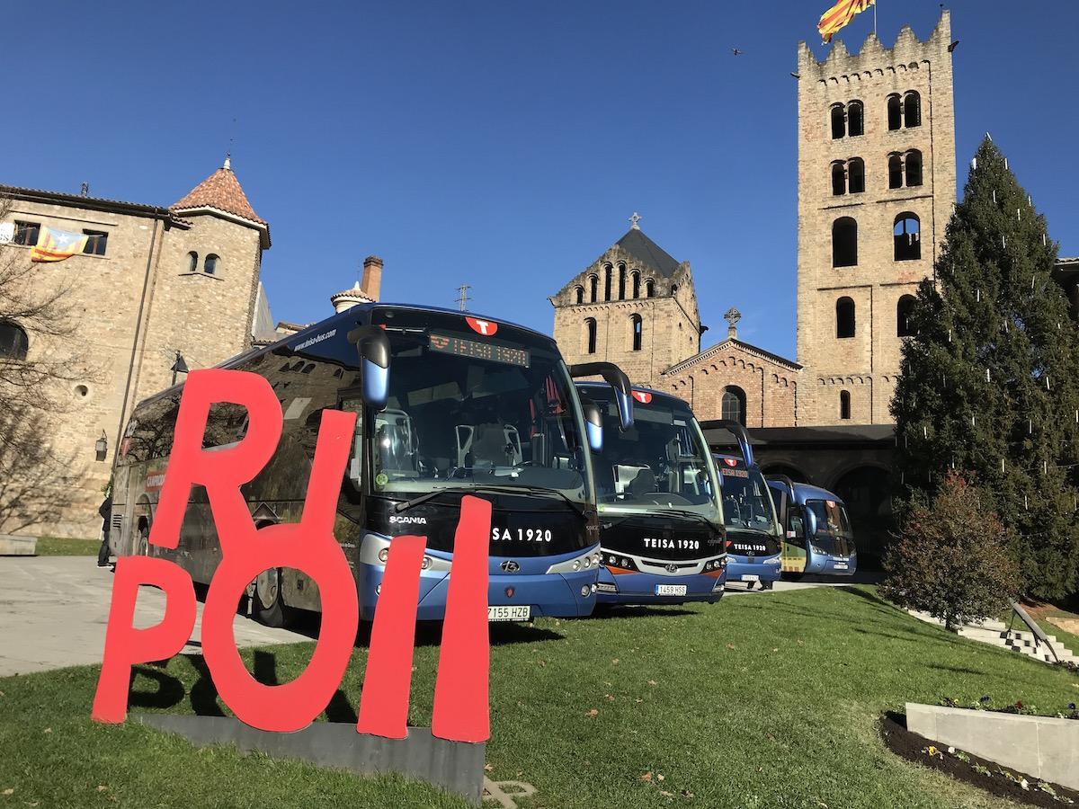 Autobusos a Ripoll.