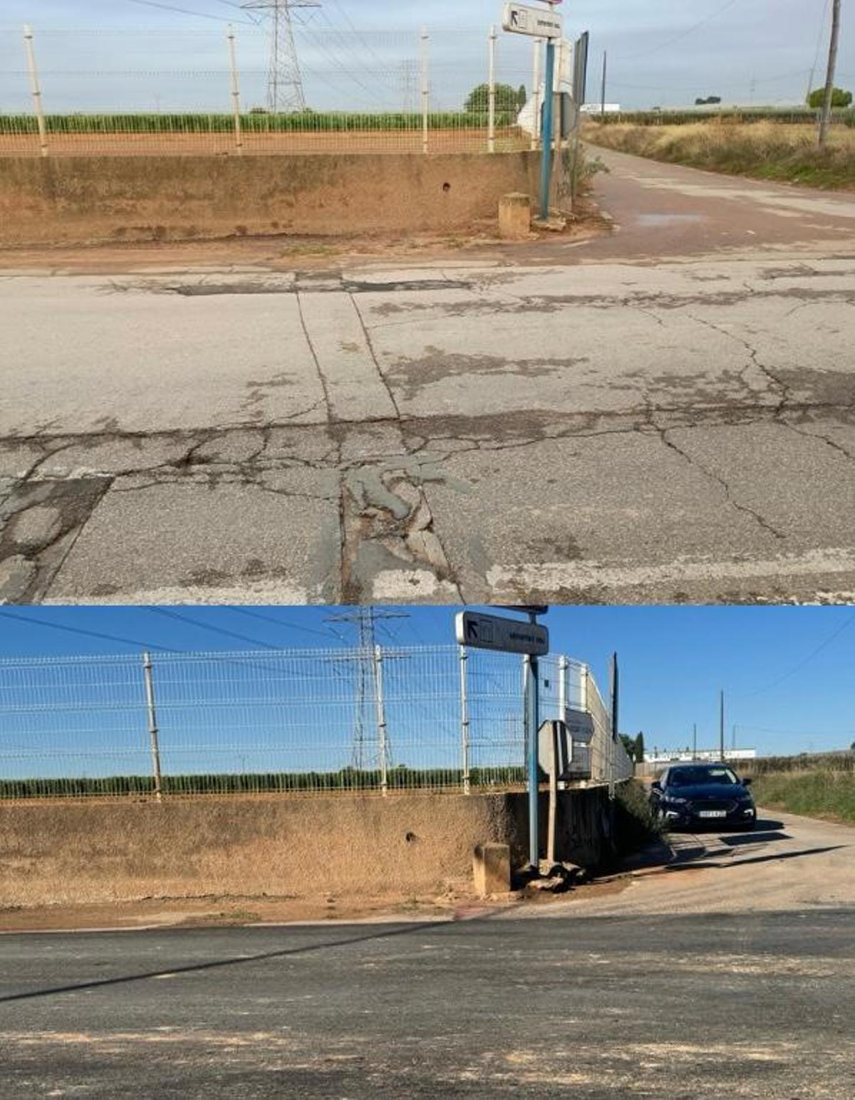 Reparación Camí de Santa Ana.