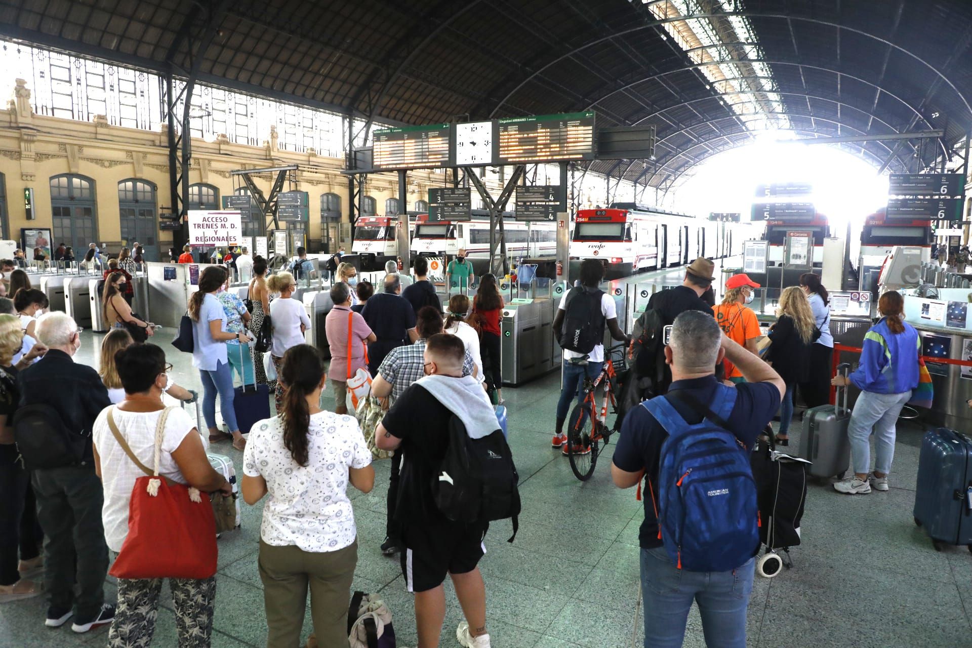 Segundo día de huelga de maquinistas de Renfe