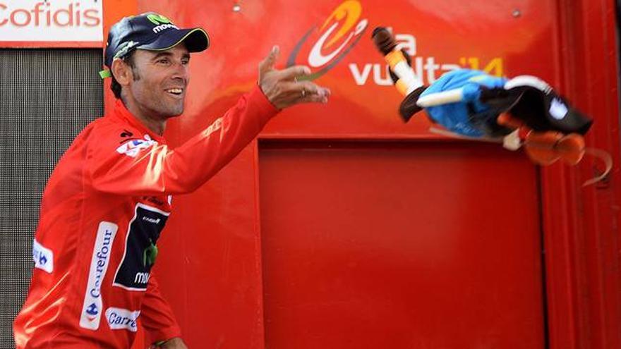 Valverde ya es líder de la Vuelta