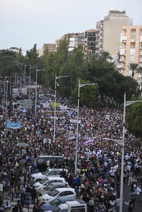 Manifestación en Cartagena: 55.000 personas claman por el Mar Menor (II)