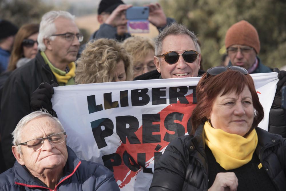 Acte a l'esplanada de Lledoners convocat per Assem