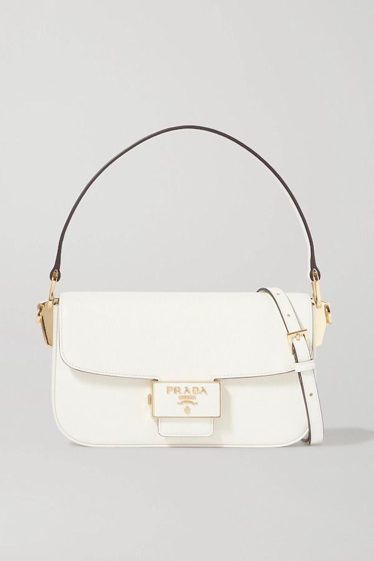 El bolso baguette blanco