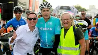 Los seis ganadores españoles del Tour de Francia, juntos en la presentación de la Vuelta a Ibiza