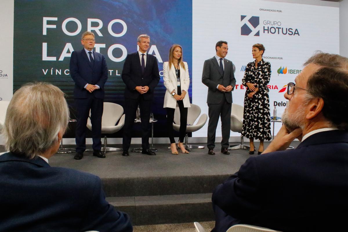 Ximo Puig, Alfonso Rueda, Edelmira Barrreira, Juanma Moreno y María Chivite.