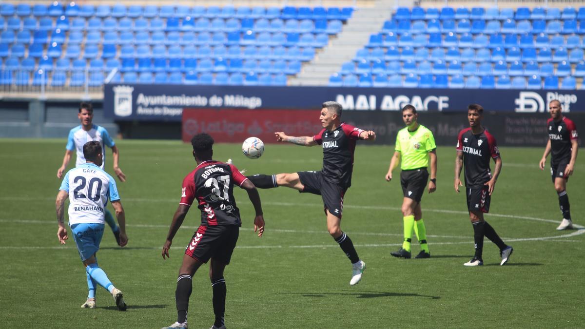 Caye Quintana se reencuentra con el gol ante el Albacete.