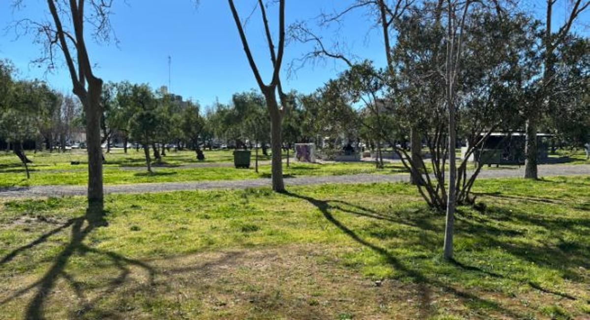 Vista de la zona de los paelleros junto a la Gerencia.