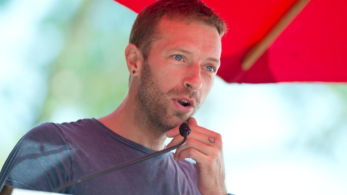 Chris Martin, cantante de Coldplay