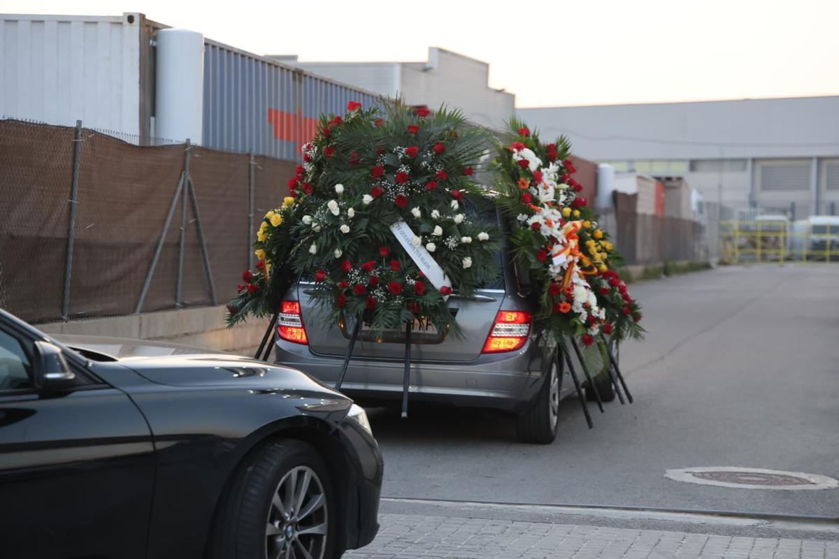 Familiares y amigos despiden a Tejero en Xàtiva