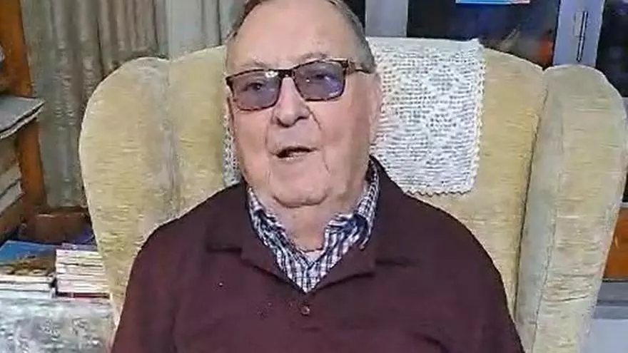 El extremeño Octavio Gonzálvez, 100 años y un tesoro de la Guerra Civil