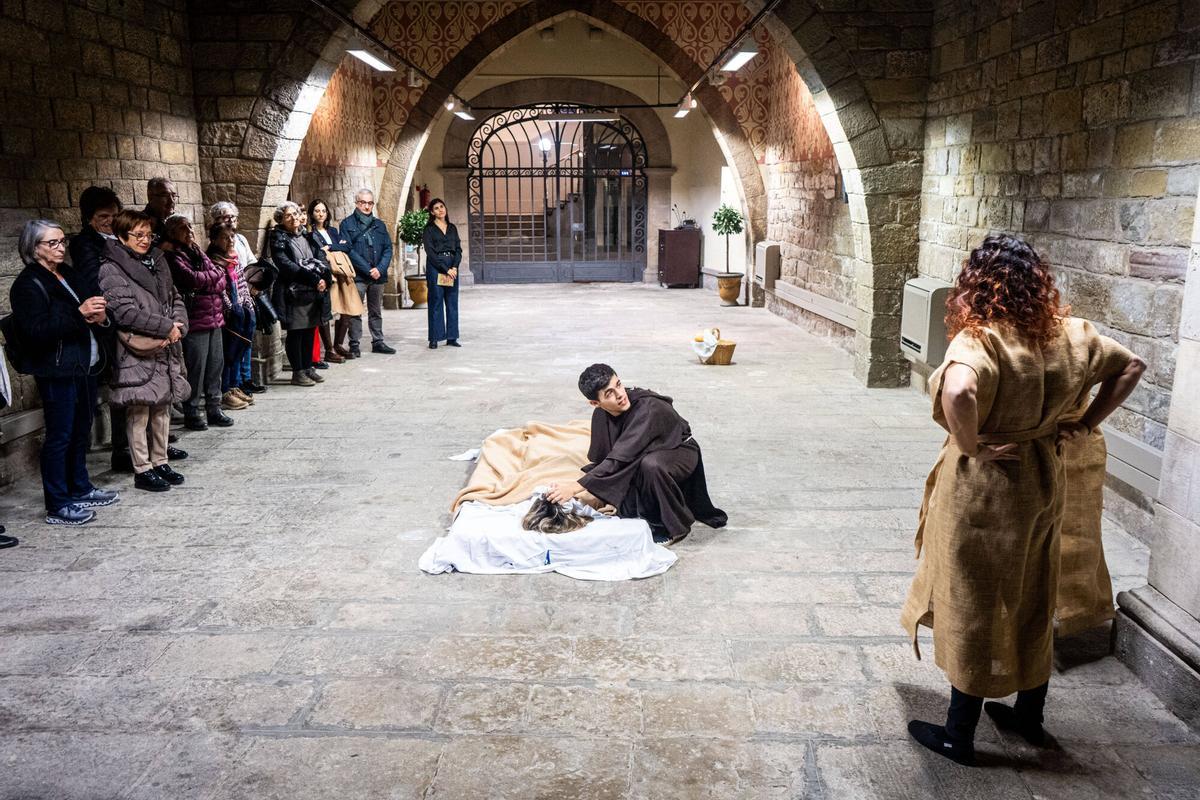 MANRESA . FIRA SANT ANDREU . VISITA TEATRALITZADA AL HOSPITAL DE SANT ANDREU