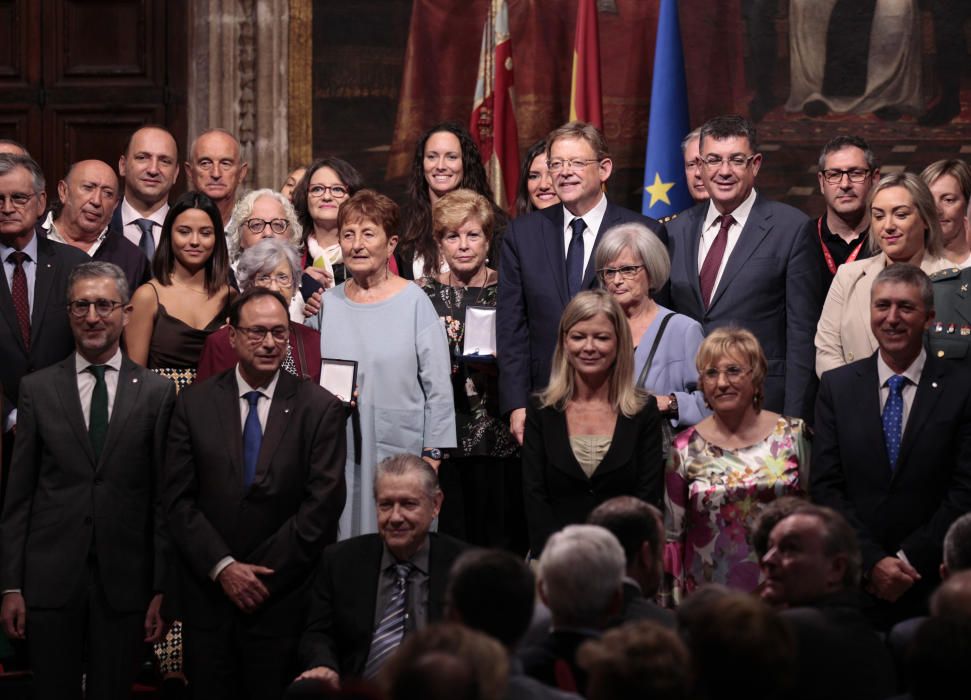 Acto institucional por el 9 d'Octubre en el Palau de la Generalitat