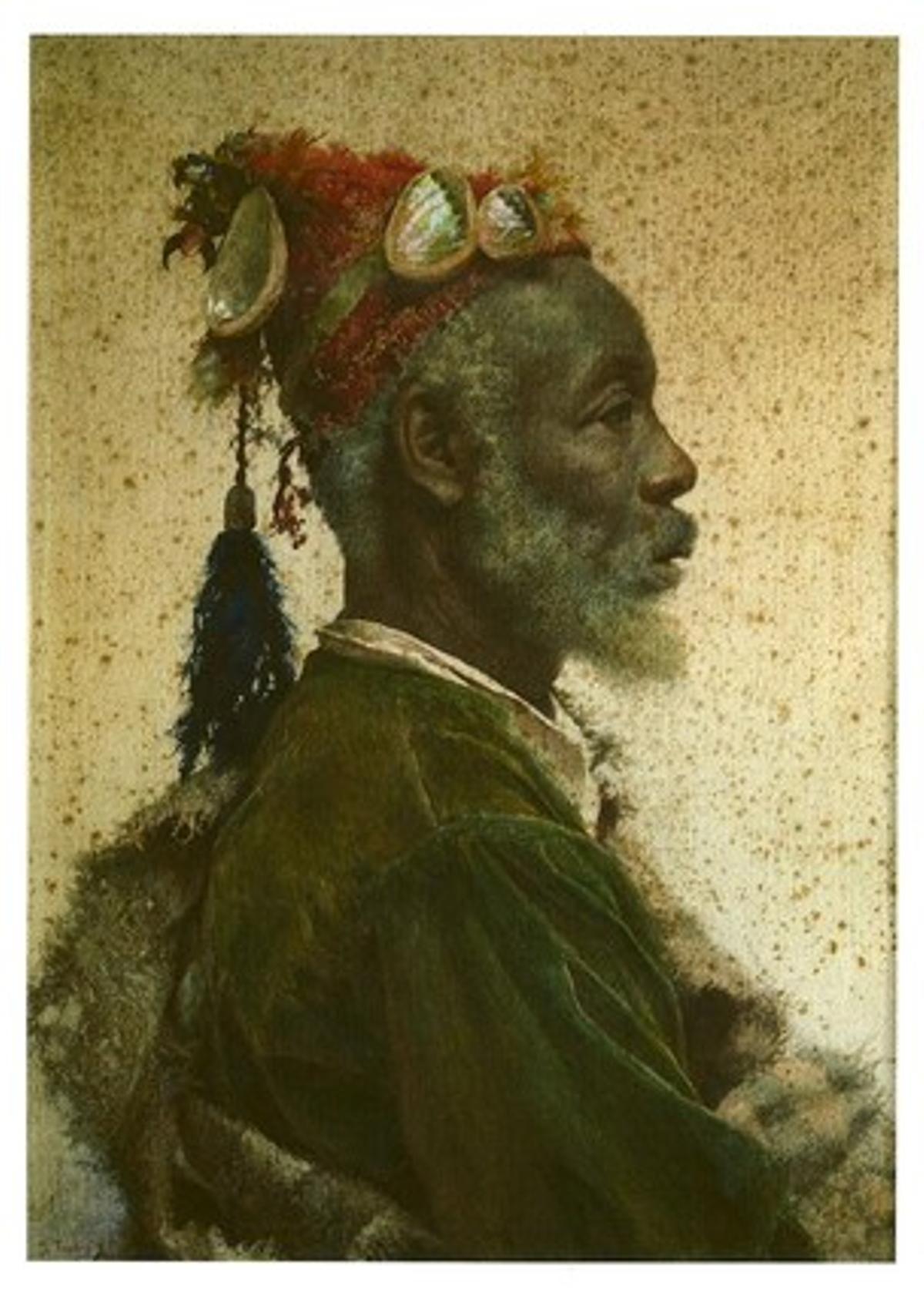 ’El santó Darcaguy’ o ’Retrat de gwana’, de Josep Tapiró. ’El santó Darcaguy’ o ’Retrat de gwana’, de Josep Tapiró.