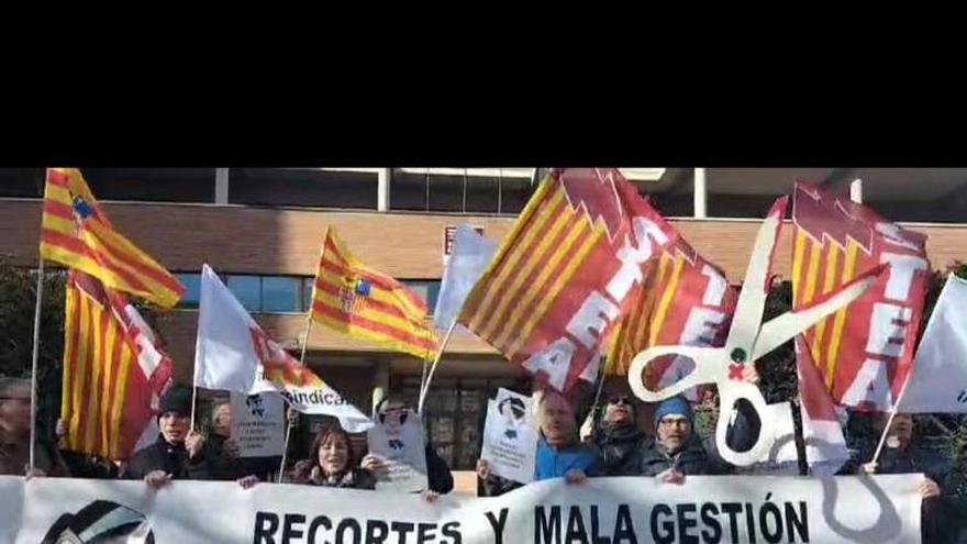 Los docentes  de Teruel denuncian impagos salariales