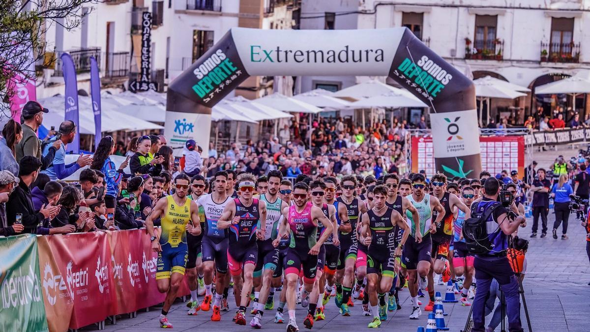 Imagen del Campeonato de España de Duatlón disputado hace algo más de un mes en Cáceres.