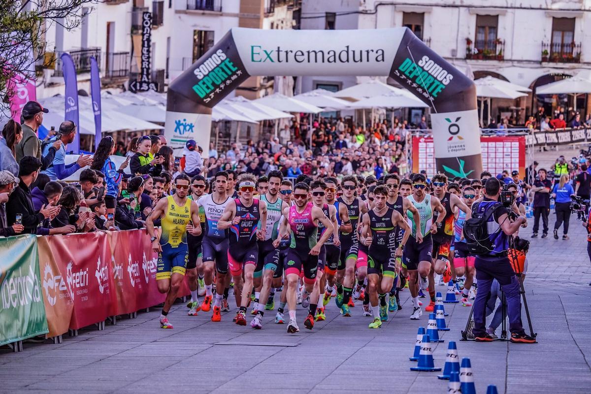 Imagen del Campeonato de España de Duatlón disputado hace algo más de un mes en Cáceres.