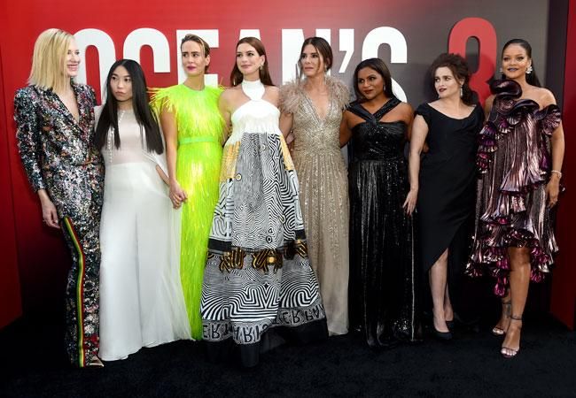 Las protagonistas de 'Ocean's 8' en el estreno mundial de la cinta