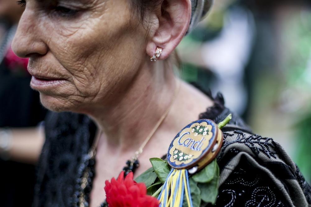 Procesión de la virgen de la salud y misa por las fiestas de Carreña de Cabrales